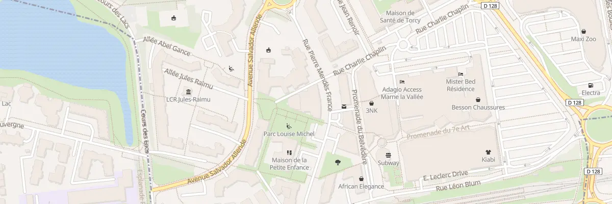 Plan du 2 Rue Pierre Mendes France à Torcy