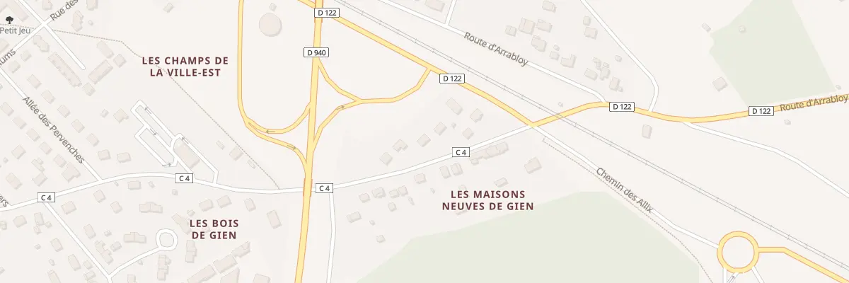 Plan du 61 Rue Jean Moulin à Gien