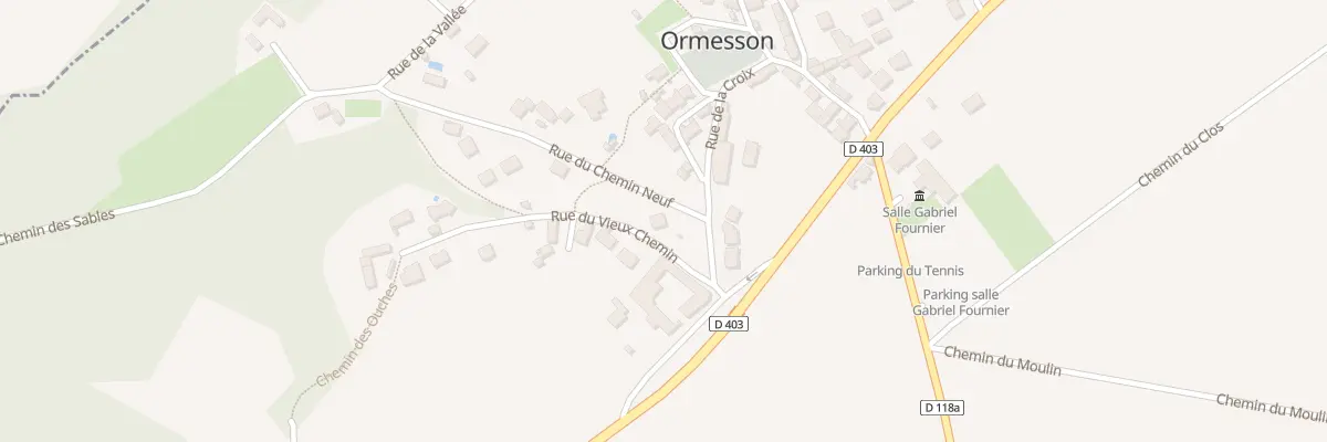 Plan du 2 Rue du Vieux Chemin à Ormesson