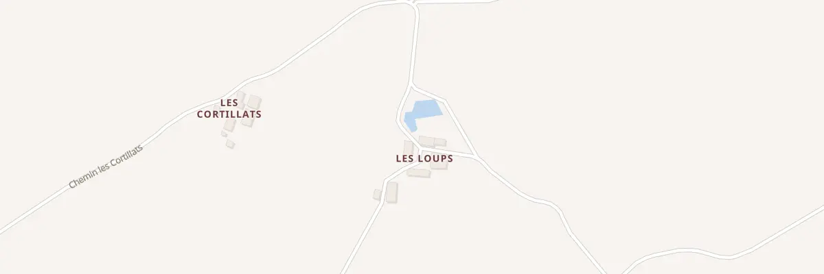 Plan du 871 Che les Loups à Cernoy-en-Berry