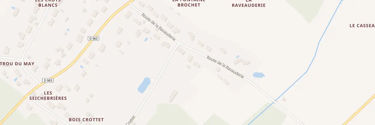 Plan du 22 Rte de la Ravauderie à Chevillon-sur-Huillard