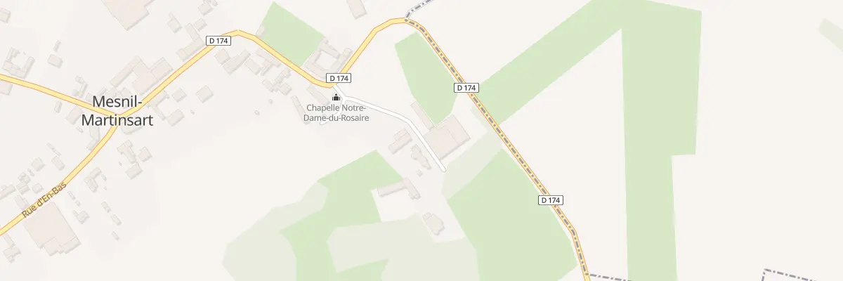 Plan du 8 Rue de la Chapelle à Mesnil-Martinsart