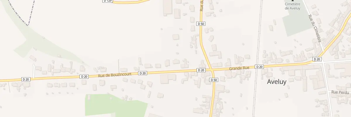 Plan du 9 Rue de Bouzincourt à Aveluy