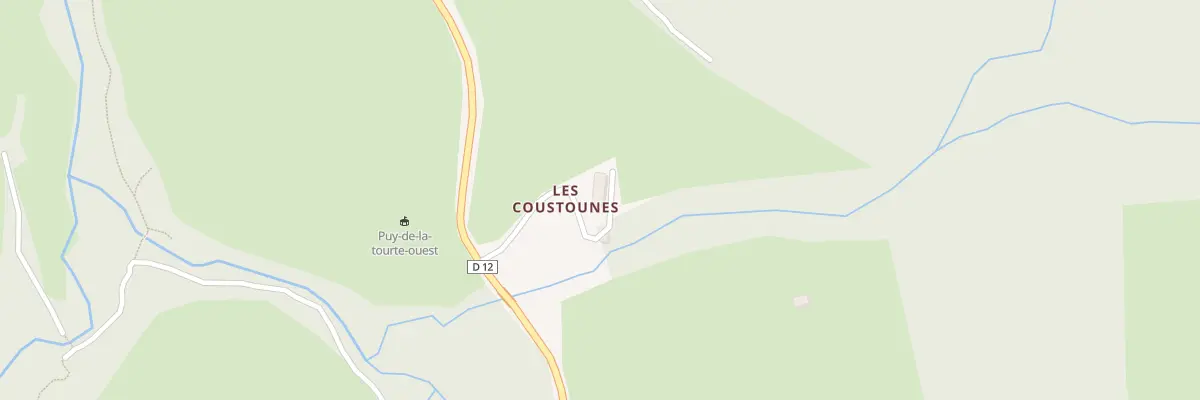 Plan du 6021 Les Coustounes au Falgoux