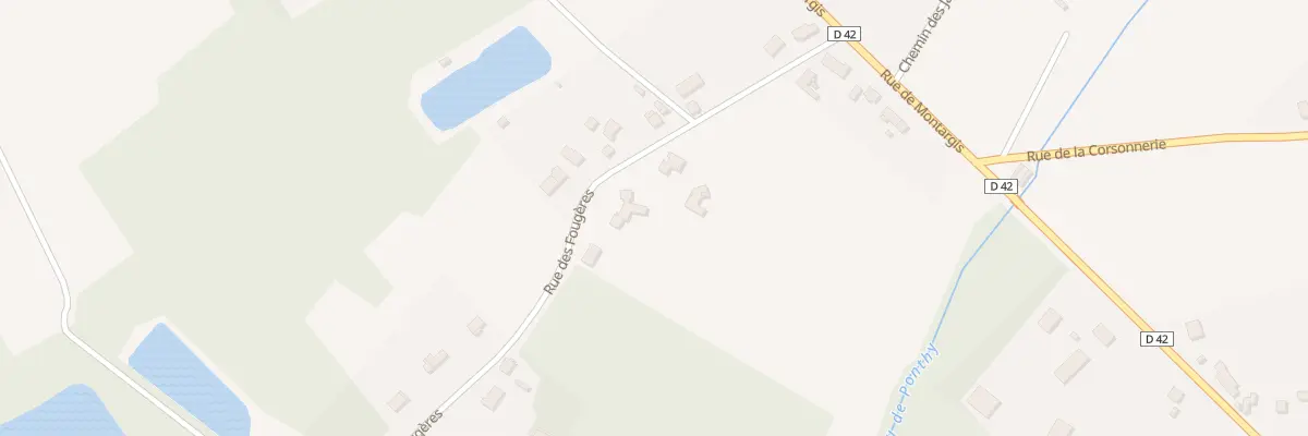 Plan du 213 Rue des Fougeres à Varennes-Changy