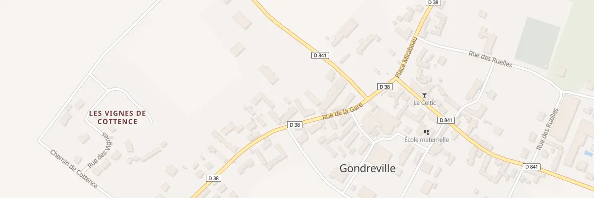 Plan du 10 Rue de la Gare à Gondreville