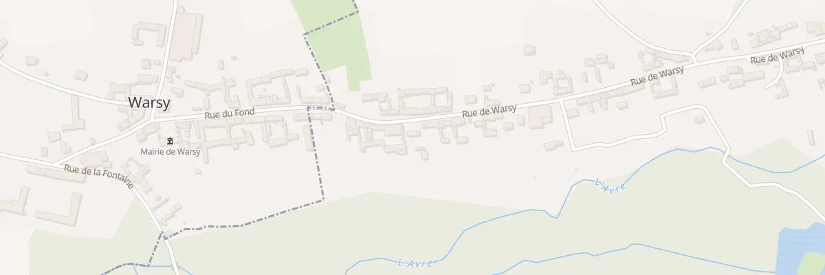 Plan du 61 Rue de warsy à Guerbigny