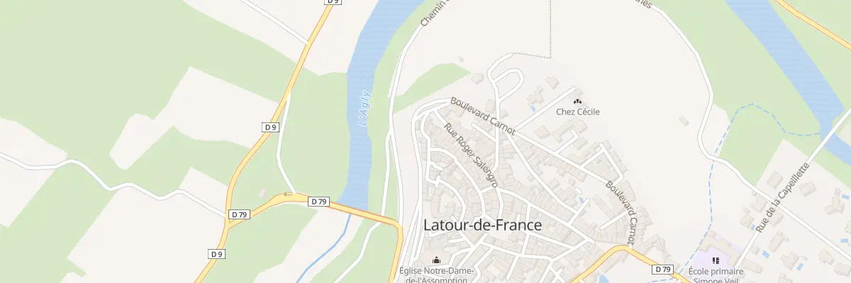 Plan du 3 Pl de Valmanya à Latour-de-France