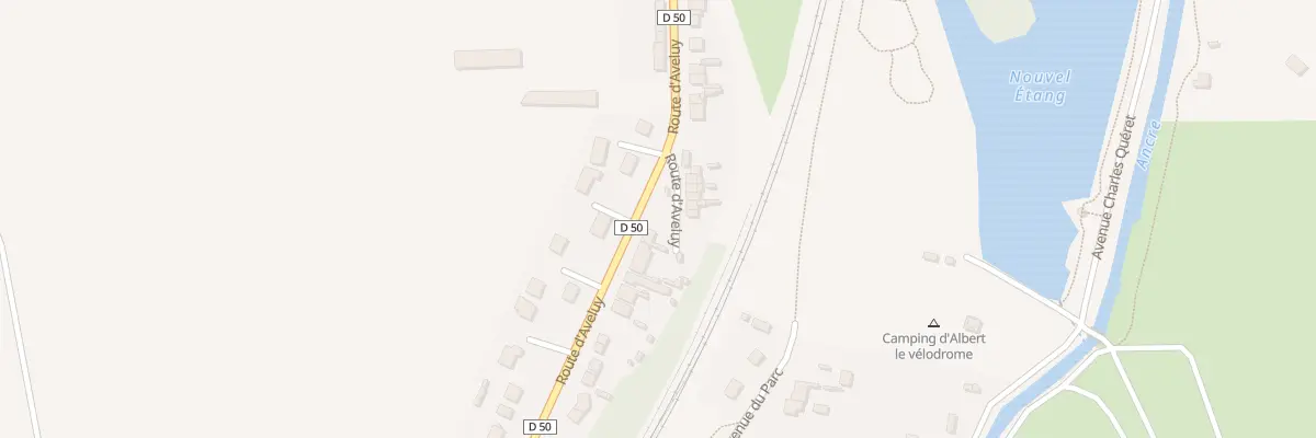 Plan du 24 Rte d’Aveluy à Albert