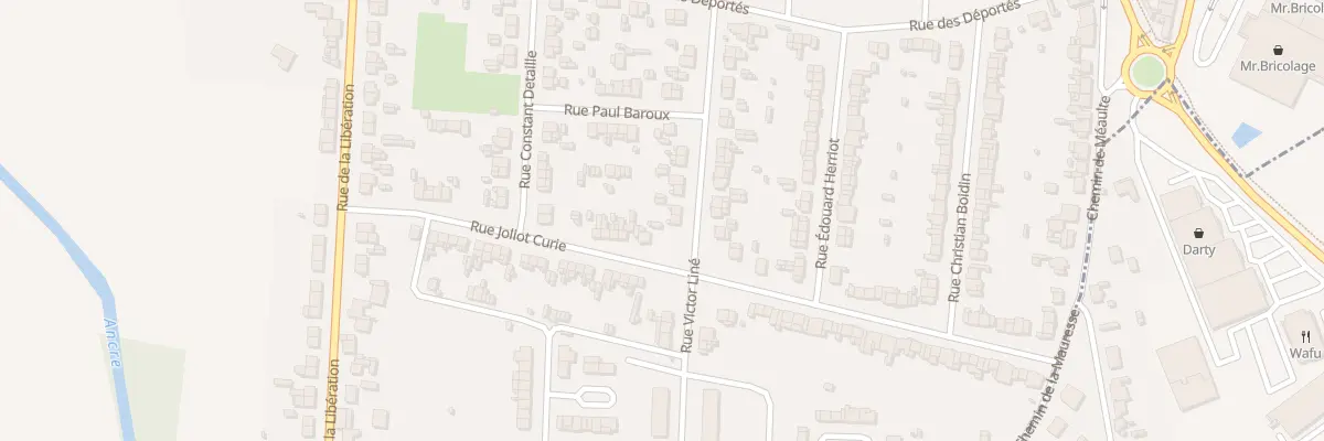 Plan du 34 Rue Victor Liné à Albert