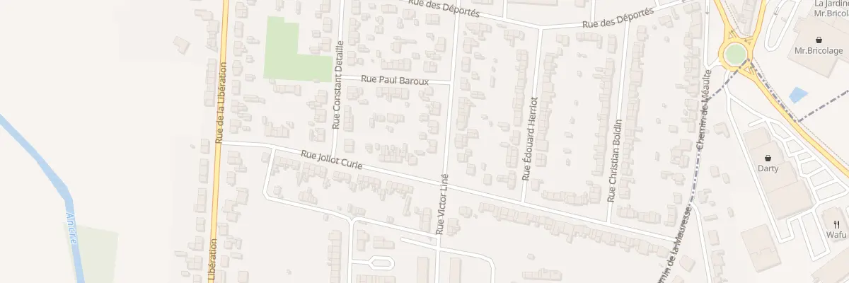 Plan du 32 Rue Victor Liné à Albert