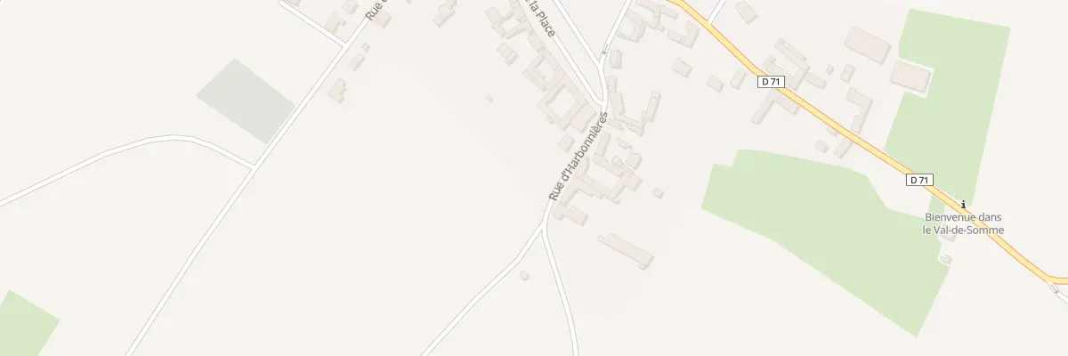 Plan du 4 Rue d’Harbonnières à Morcourt