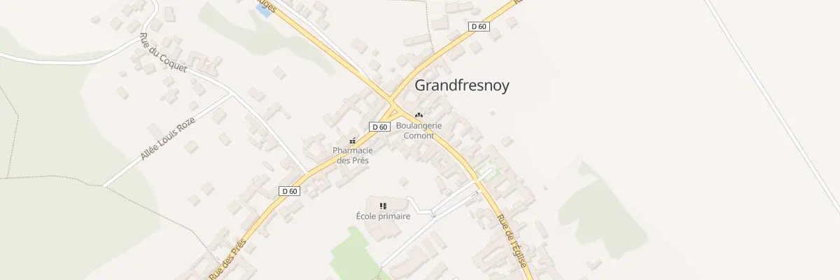 Plan du 22 Rue de l’Eglise à Grandfresnoy