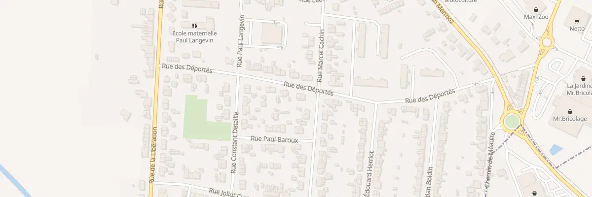 Plan du 48 Rue des Déportés à Albert