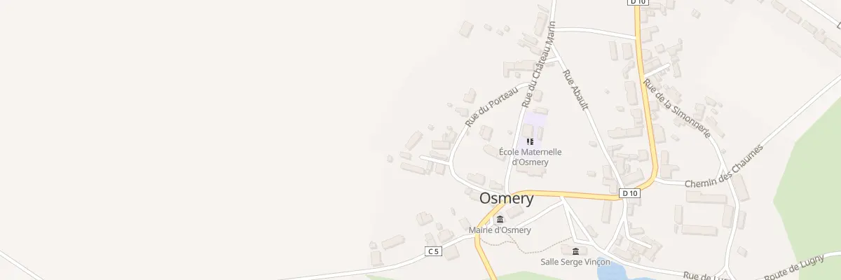 Plan du 2 Imp de l’Enclos à Osmery