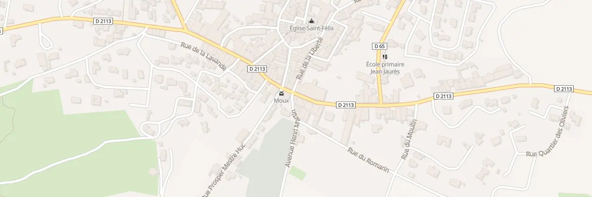 Plan du 201 Le Village à Moux