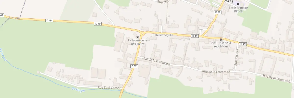 Plan du 1C Rue Victor Hugo à Acq