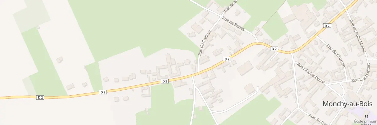Plan du 10 Rue du Faubourg à Monchy-au-Bois