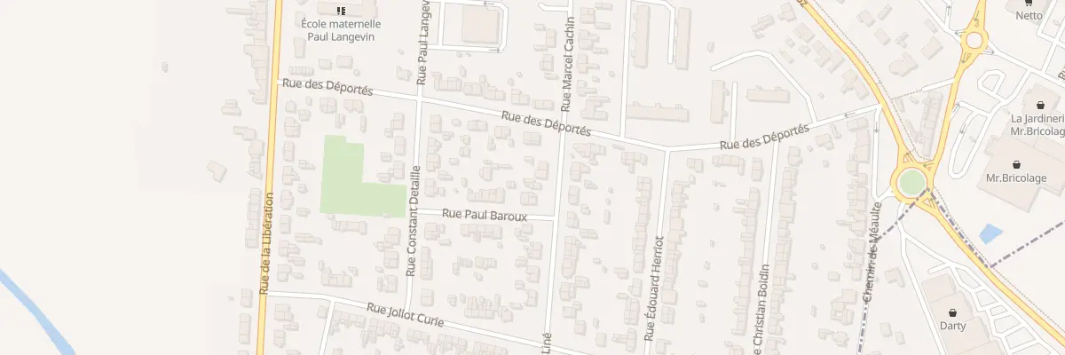 Plan du 6 Rue Victor Liné à Albert