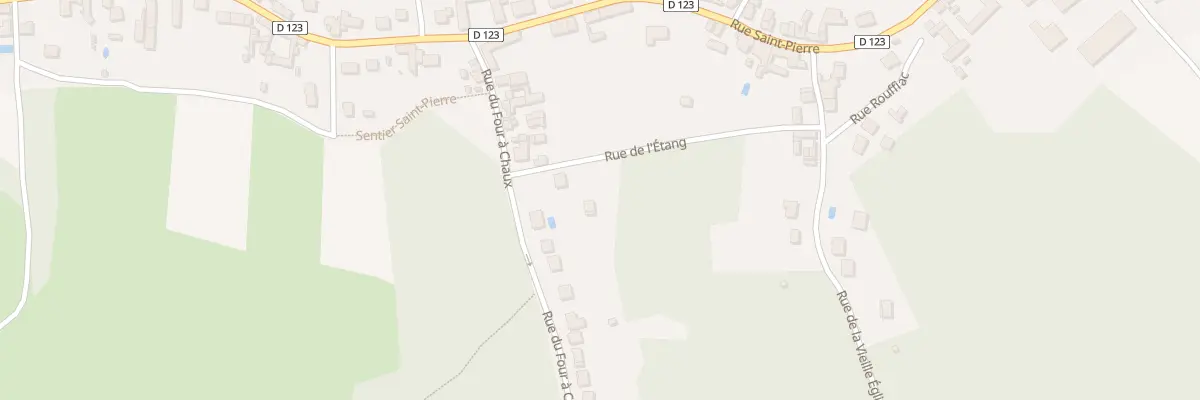 Plan du 171 Rue du Four à Chaux à Pontpoint