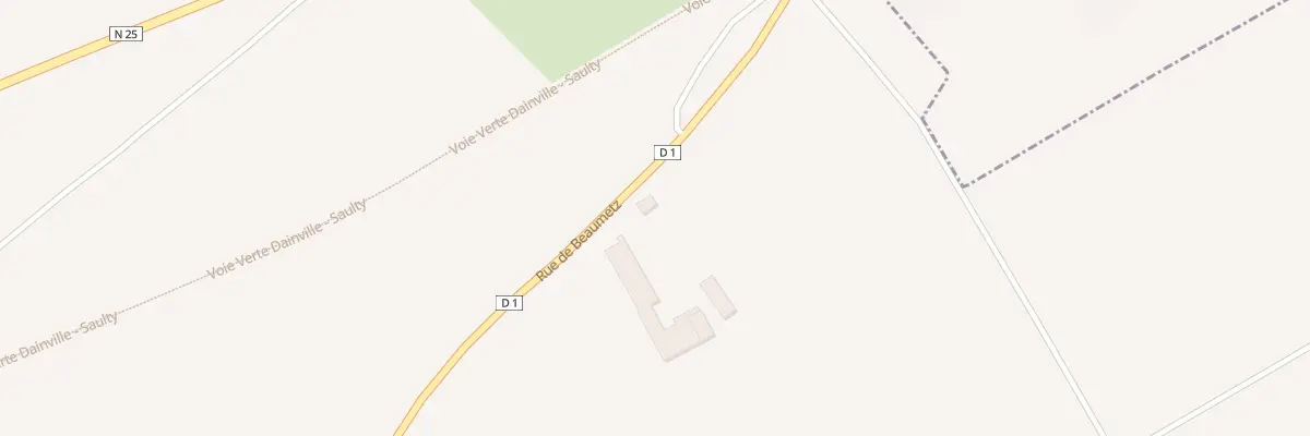 Plan du 1 Rue de Beaumetz à Basseux