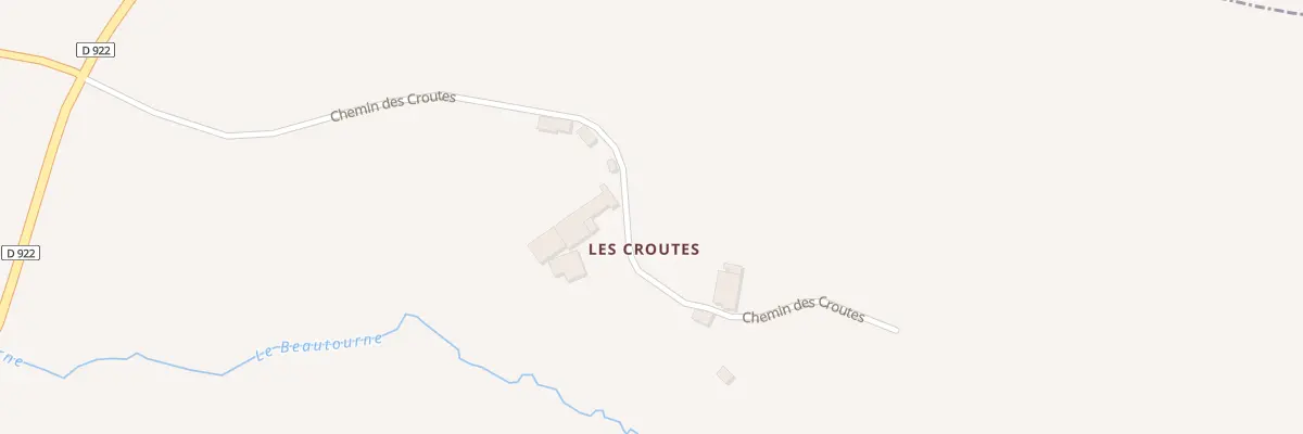 Plan du 5269A Les Croutes à Tauves