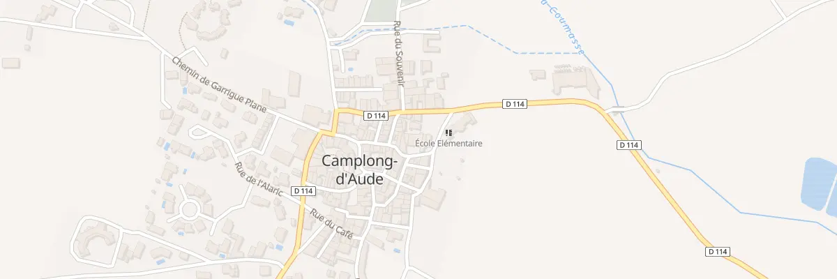 Plan du 1 Rue des Ecoles à Camplong-d’Aude