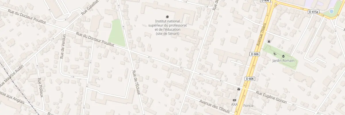 Plan du 18 Rue du Docteur Pouillot à Melun