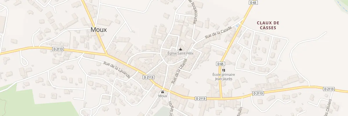 Plan du 76 Le Village à Moux