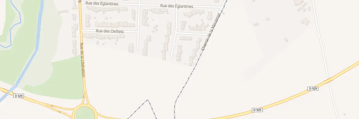 Plan du 39 Rue des Lilas à Albert