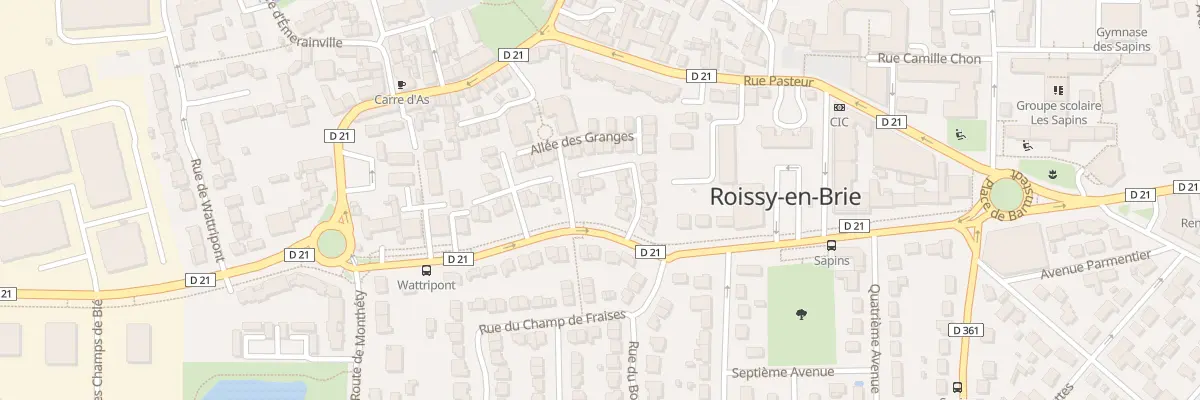 Plan du 9 Vc de la Ferronnerie à Roissy-en-Brie