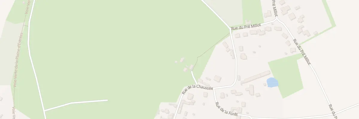 Plan du 419 Rue de la Chaussée à Moyvillers
