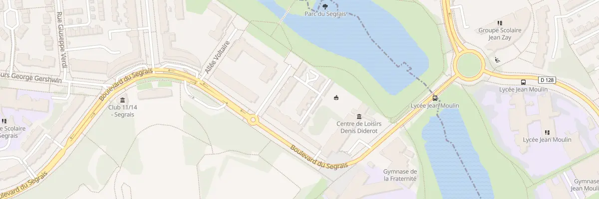 Plan du 91 Bd du Segrais à Lognes