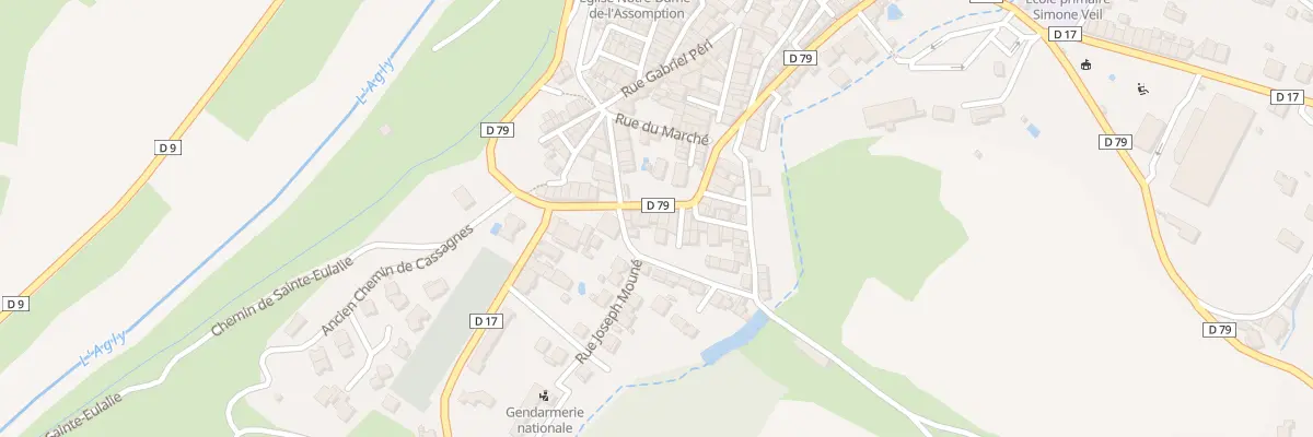 Plan du 3B Bd Gambetta à Latour-de-France