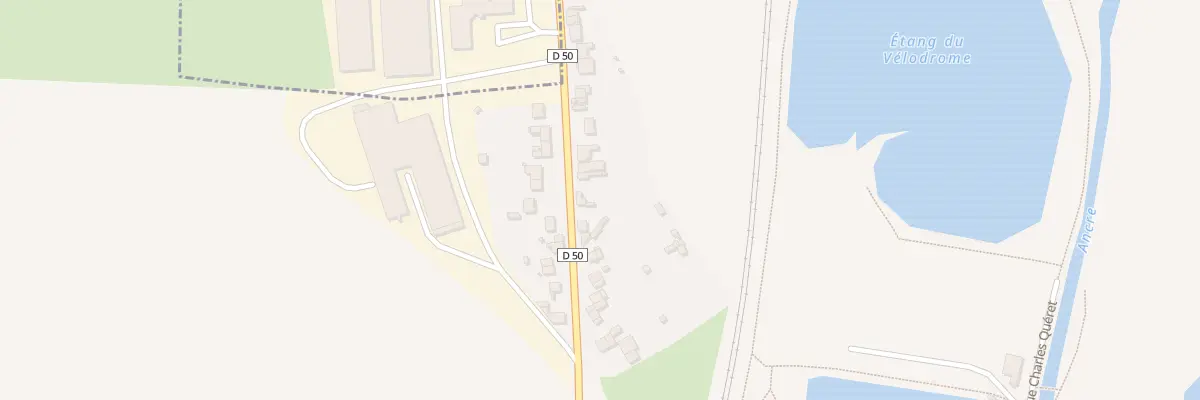 Plan du 70 Rte d’Aveluy à Albert
