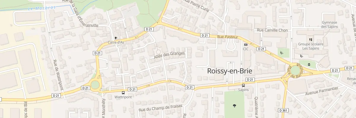 Plan du 17 All des Granges à Roissy-en-Brie