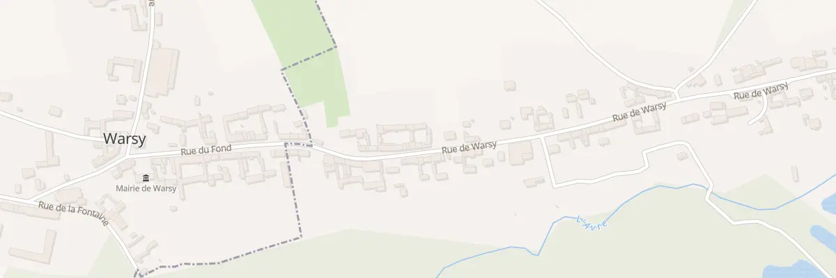 Plan du 5129 Rue de warsy à Guerbigny