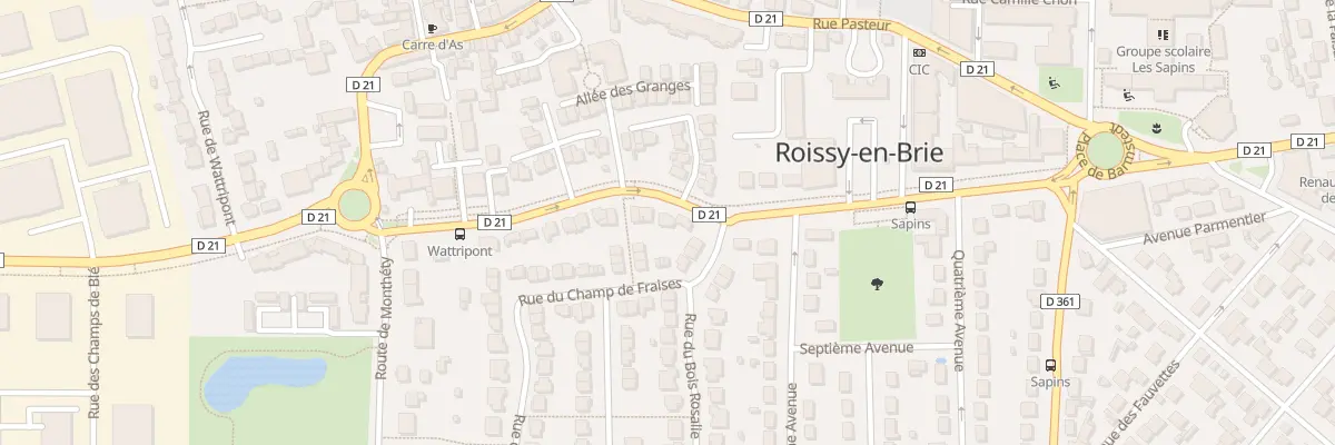 Plan du 19 Première Avenue à Roissy-en-Brie