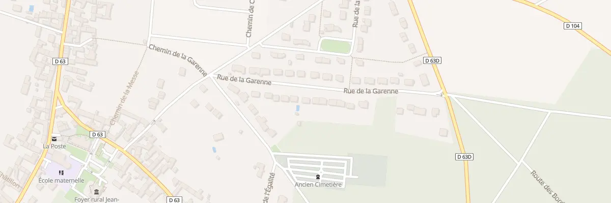 Plan du 13 Rue de la Garenne à Villiers-sous-Grez