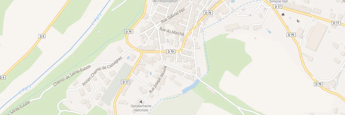 Plan du 5 Bd Gambetta à Latour-de-France