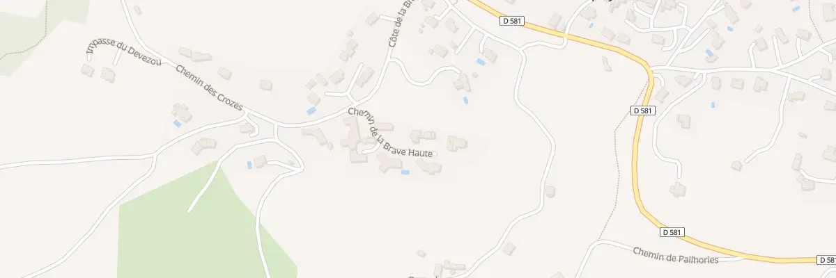 Plan du 5667 Lot La Brave à La Loubière
