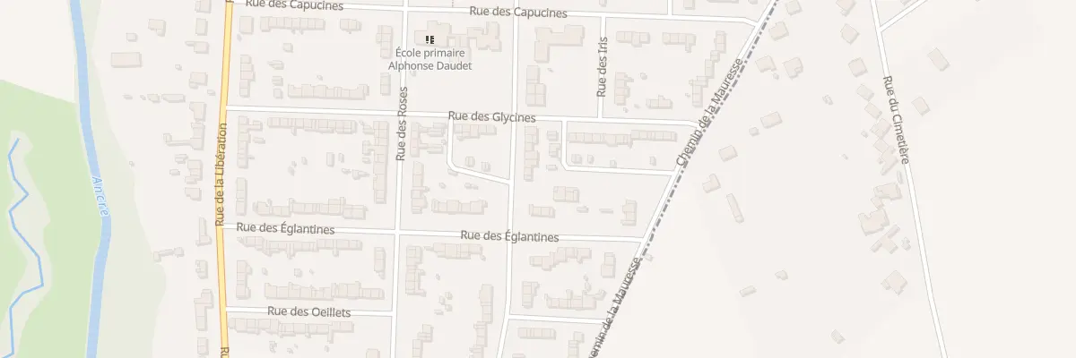 Plan du 13 Rue des Lilas à Albert