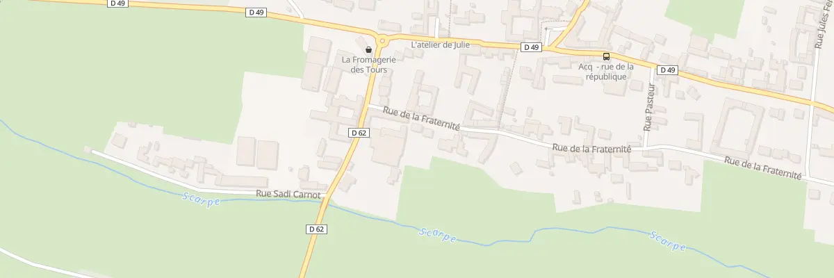 Plan du 2A Rue de la Fraternité à Acq