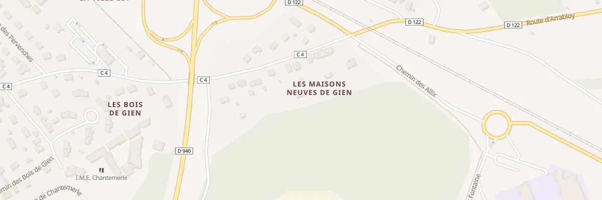 Plan du 86 Rue Jean Moulin à Gien