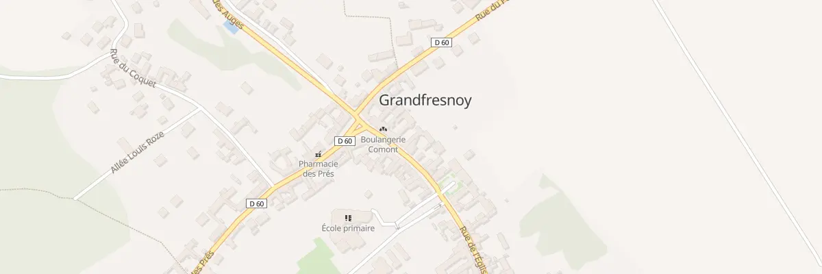 Plan du 33 Rue de l’Eglise à Grandfresnoy