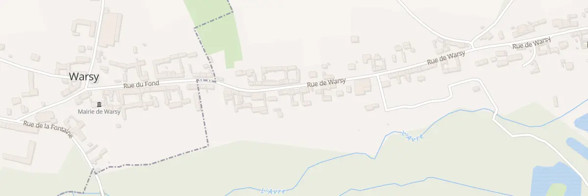 Plan du 55 Rue de warsy à Guerbigny