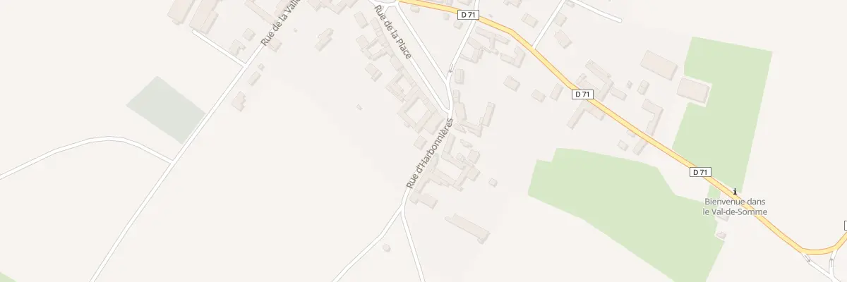 Plan du 2 Rue d’Harbonnières à Morcourt