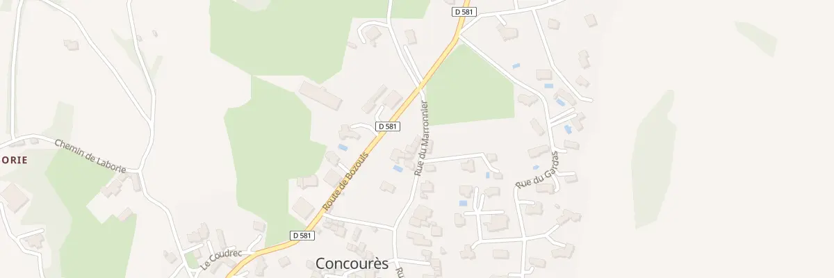 Plan du 5232 Concoures à Sébazac-Concourès