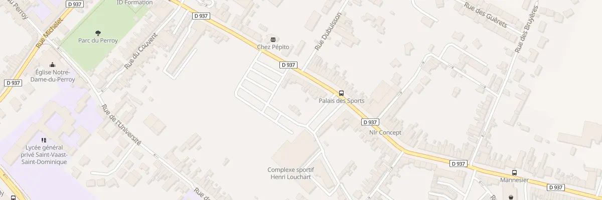 Plan du 856 Rue de Lille à Béthune