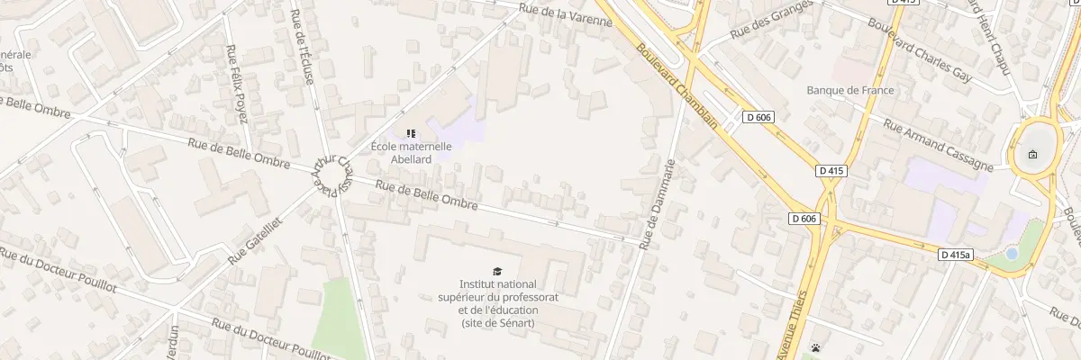 Plan du 12 Rue de Belle Ombre à Melun